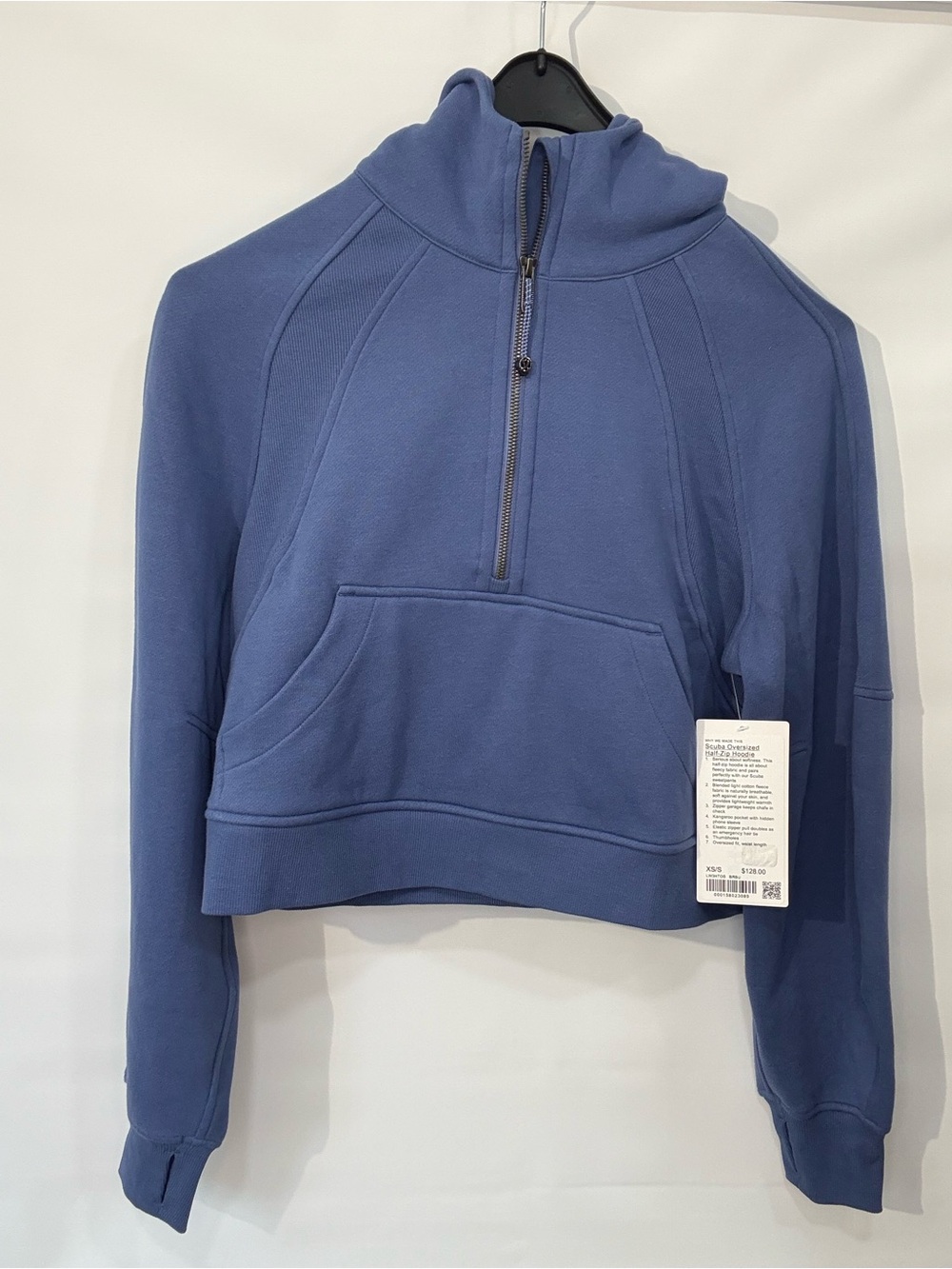 lululemon scuba oversized half zip hoodie BRBU